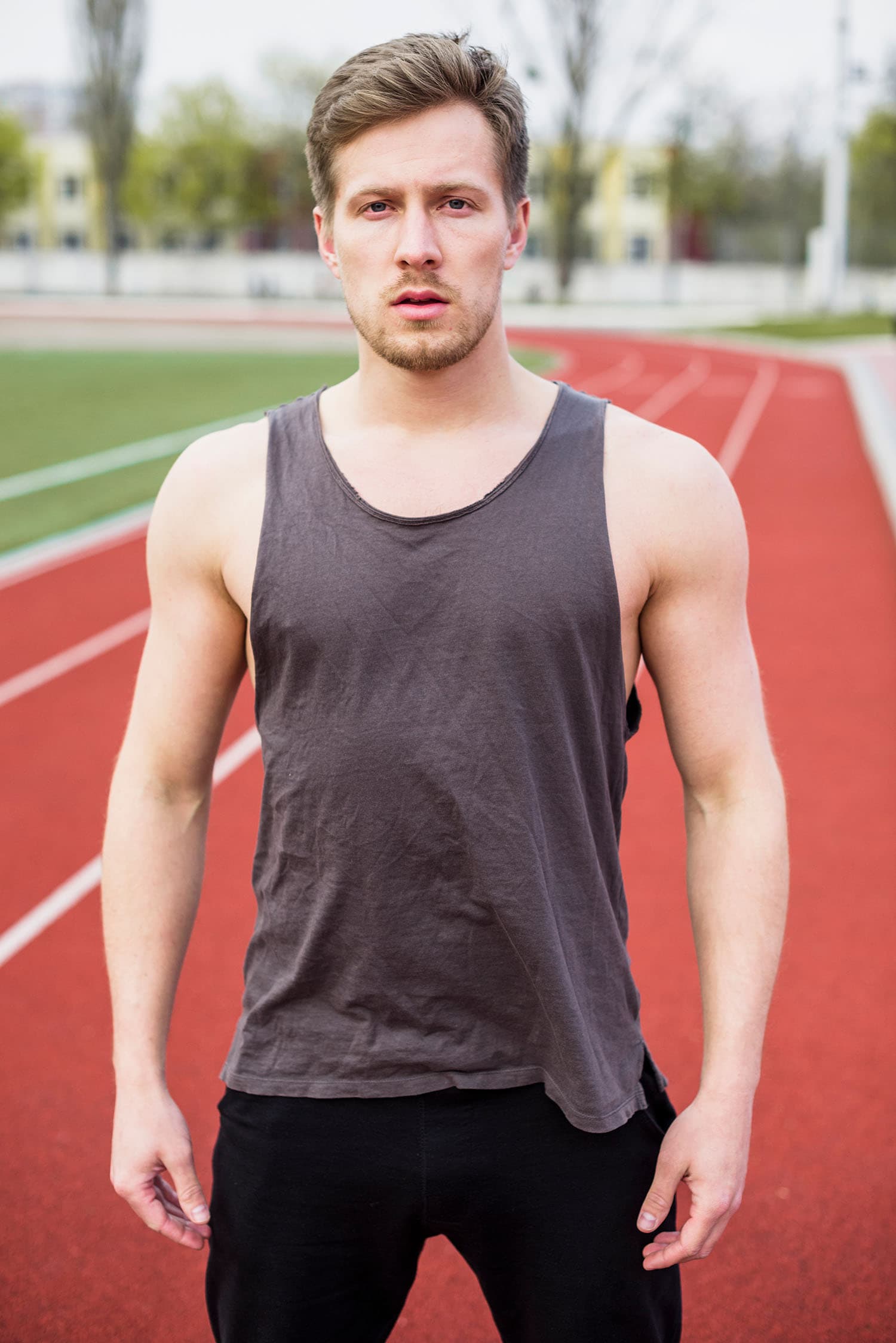Men's Grey Tank Top