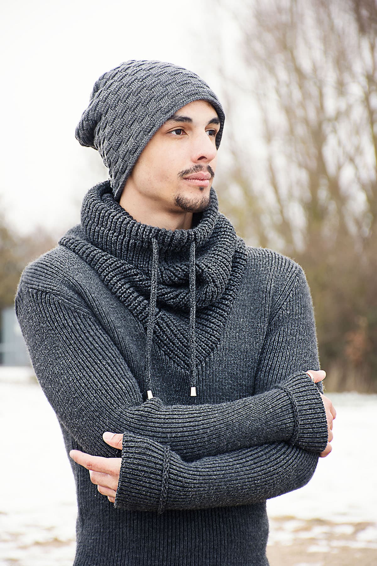 Grey Knitwear