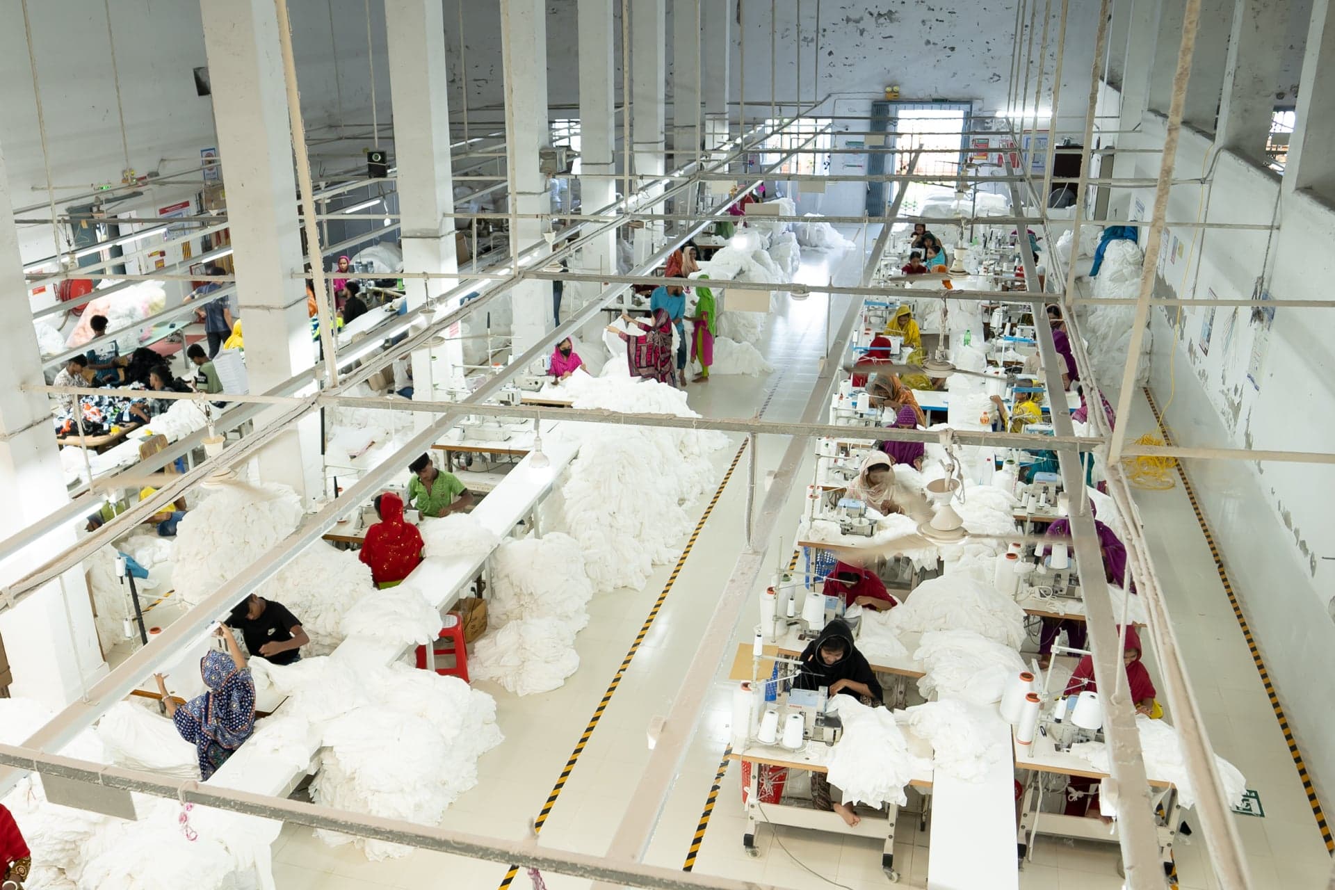 Showroom and finished garments