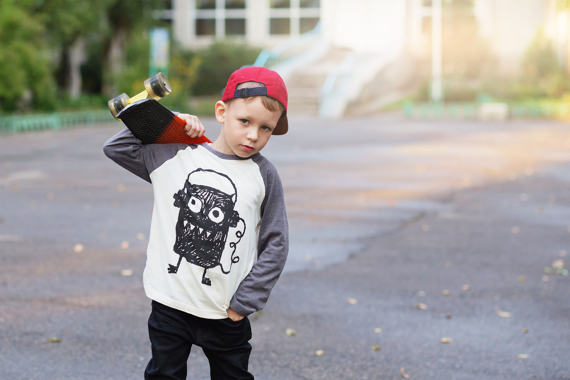 Boy Full Sleeve White and Grey